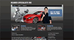 Desktop Screenshot of bimmerspecialistgreenvillesc.com